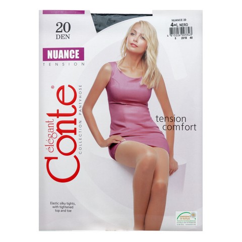 Колготки жен. Conte NUANCE 20,  p.4 nero