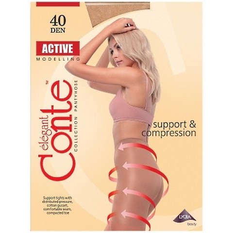 Колготки жен. Conte ACTIVE 40,  p.3 mocca  К10