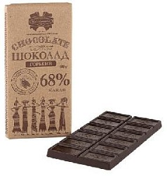 а 101824 Шоколад горький 68% 85 г "Коммунарка" Беларусь (аз)