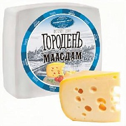 Сыр Маасдам Премиум Городень, 1 кг Беларусь БЗМЖ