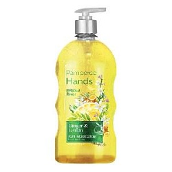 Мыло жидкое для рук "Pampered Hands" имбирь и лимон 650г/12