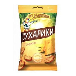 Сухарики СЫР От Мартина 60г