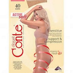 Колготки жен. Conte ACTIVE SOFT 40,  p.4 mocca  К10