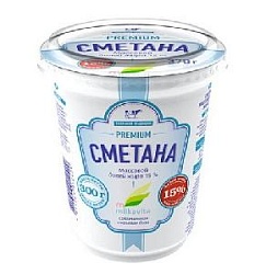 б СМЕТАНА 15% 300г Милкавита Беларусь (аз)