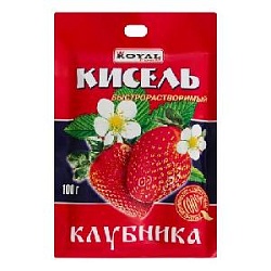 б Кисель 100г КЛУБНИКА Казахстан (аз)